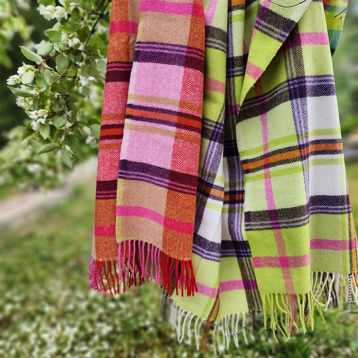 Ирландский клетчатый плед Family от Avoca | IRISH WOOL